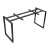 Stalowy stelaż pod biurko na wymiar z profilu 50x30 mm w stylu loft